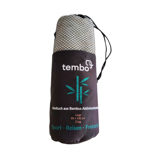 Tembo - Bambus Reisehandtuch mit Aktivkohlefasern - Grösse L