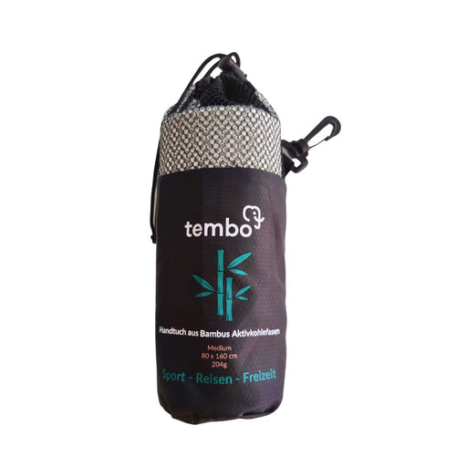 Tembo - Bambus Reisehandtuch mit Aktivkohlefasern - Grösse M