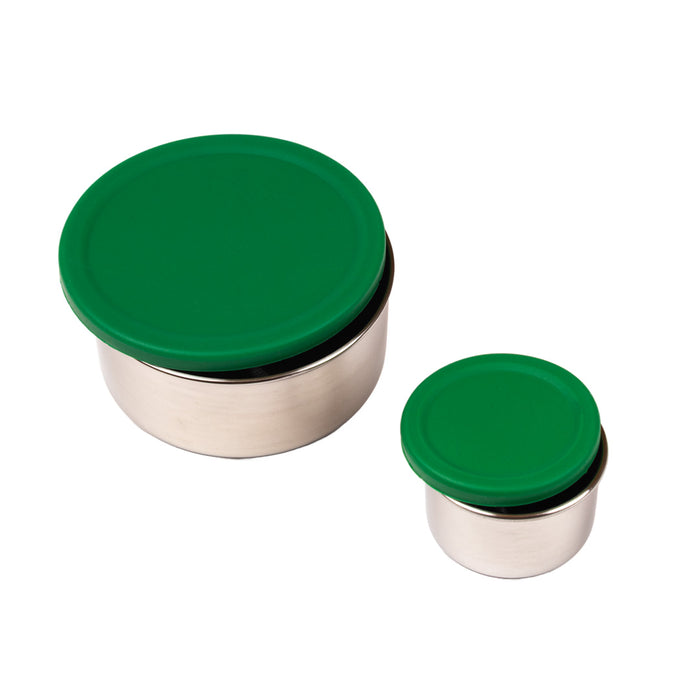 Tembo - Edelstahl Snack Pod 2er Set Grün