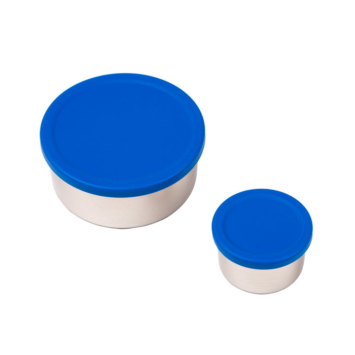 Tembo - Edelstahl Snack Pod 2er Set Blau