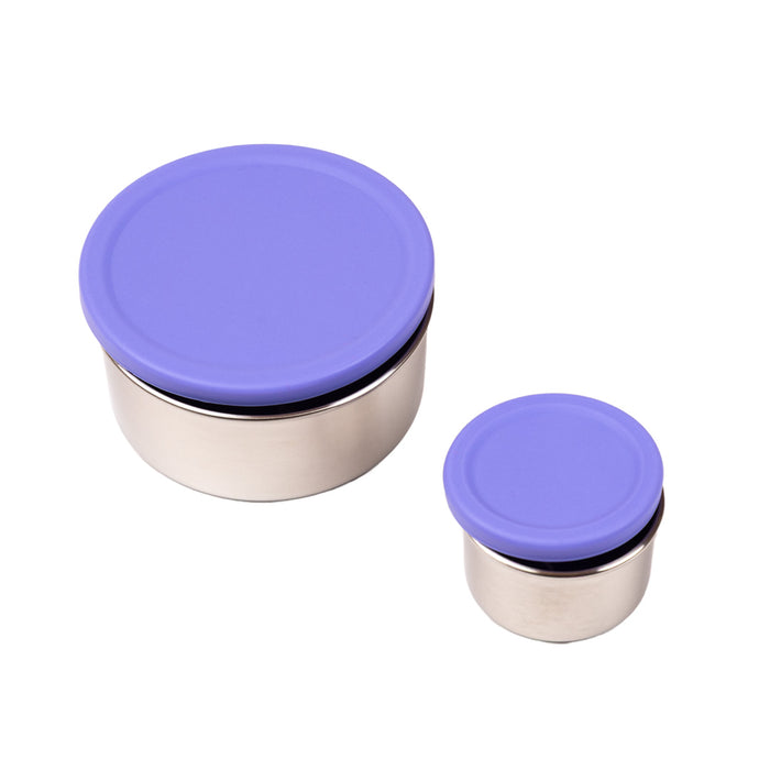 Tembo - Edelstahl Snack Pod 2er Set Lila