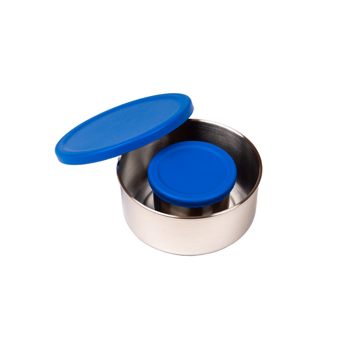 Tembo - Edelstahl Snack Pod 2er Set Blau