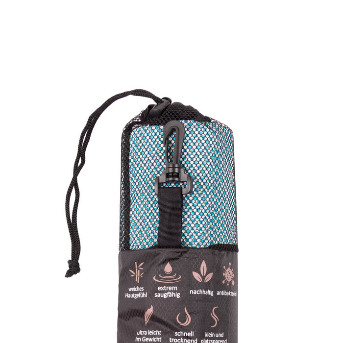 Tembody Bambus Reisehandtuch - Türkis Gr.S