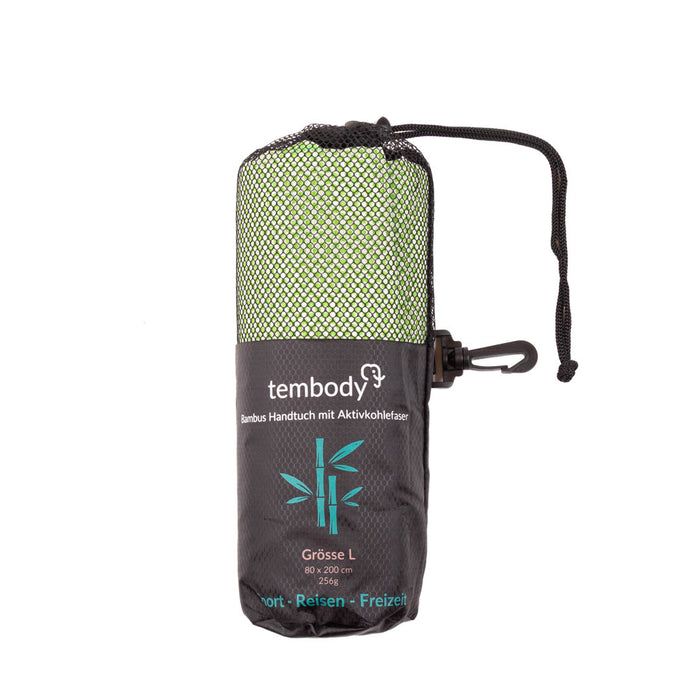 Tembody Bambus Reisehandtuch - Grün Gr.L
