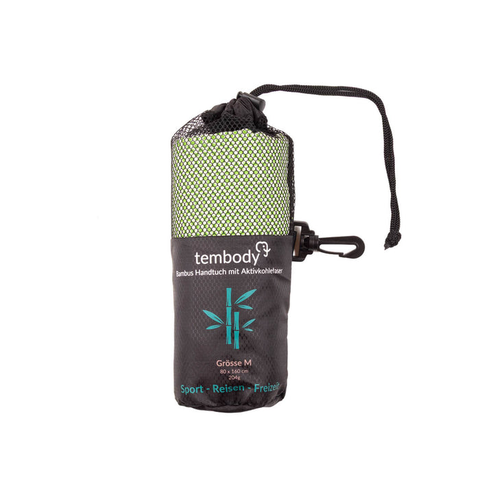 Tembody Bambus Reisehandtuch - Grün Gr.M
