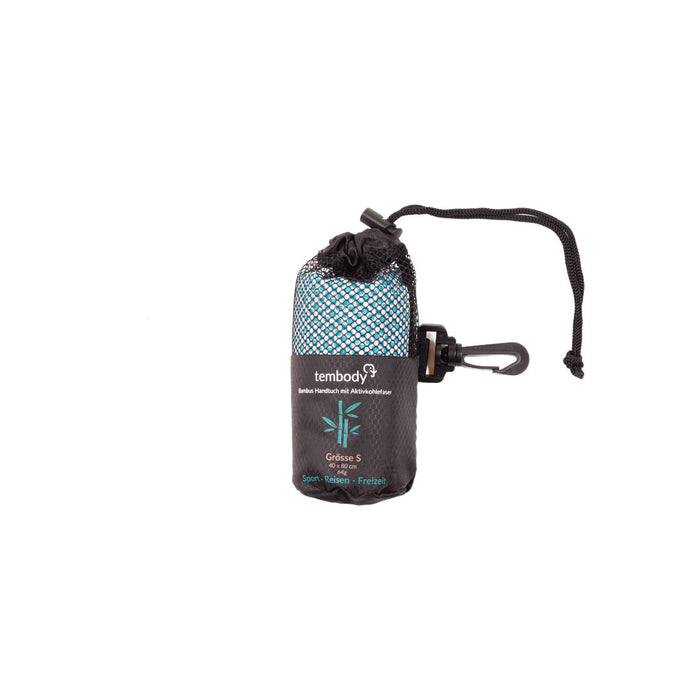 Tembody Bambus Reisehandtuch - Türkis Gr.S