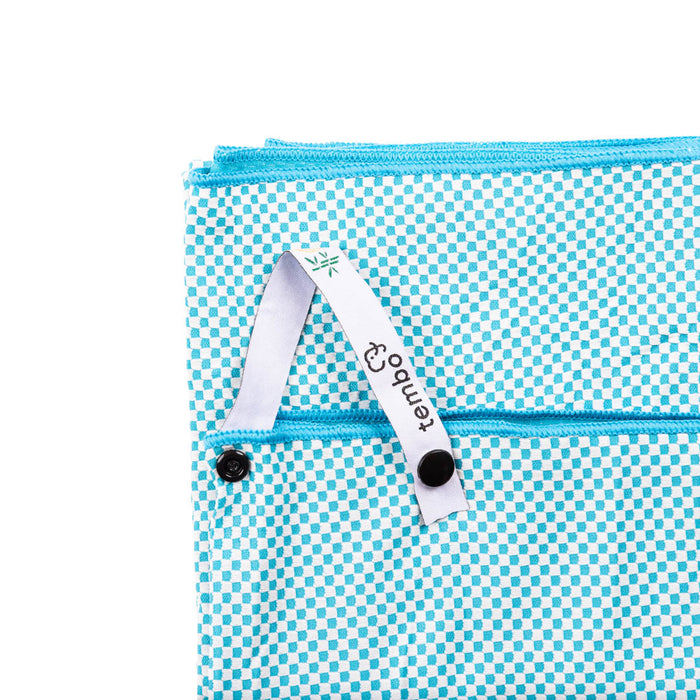 Tembody Bambus Reisehandtuch - Türkis Gr.S