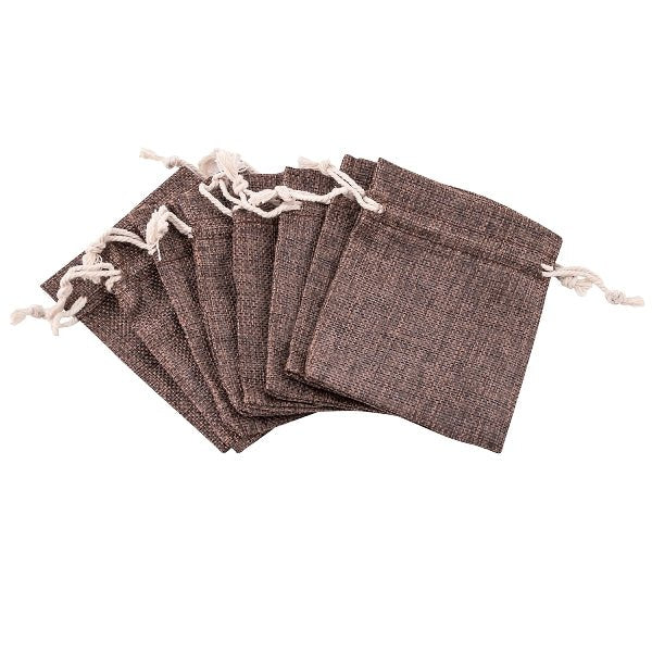 Adventskalender - Textil Säckchen zum selber befüllen - Braun