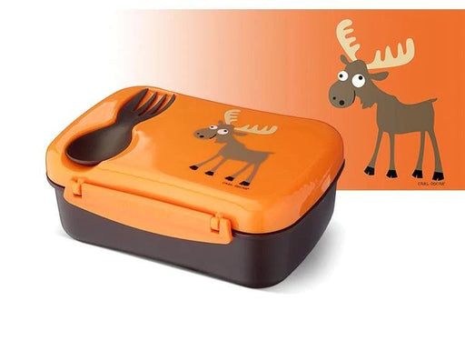 Carl Oscar - N’ice Box Kids mit Kühlakku & Besteck - Orange