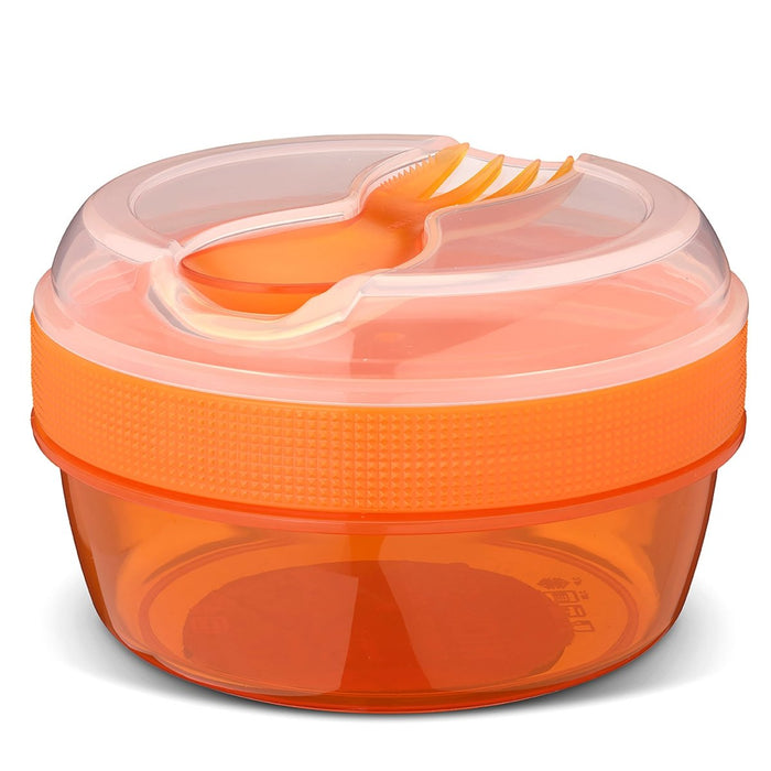 Carl Oscar - N`ice Cup mit Kühlakku und Besteck 450ml - Orange