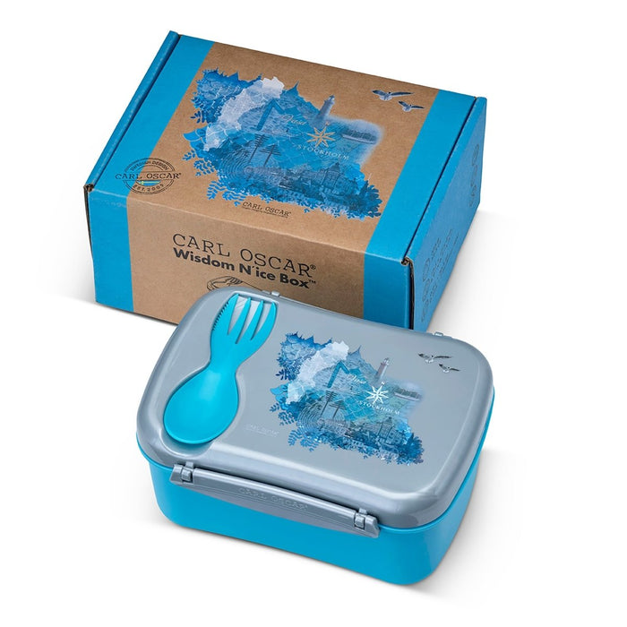 Carl Oscar -Wisdom N`ice Box mit Kühlakku 1120ml - Blau