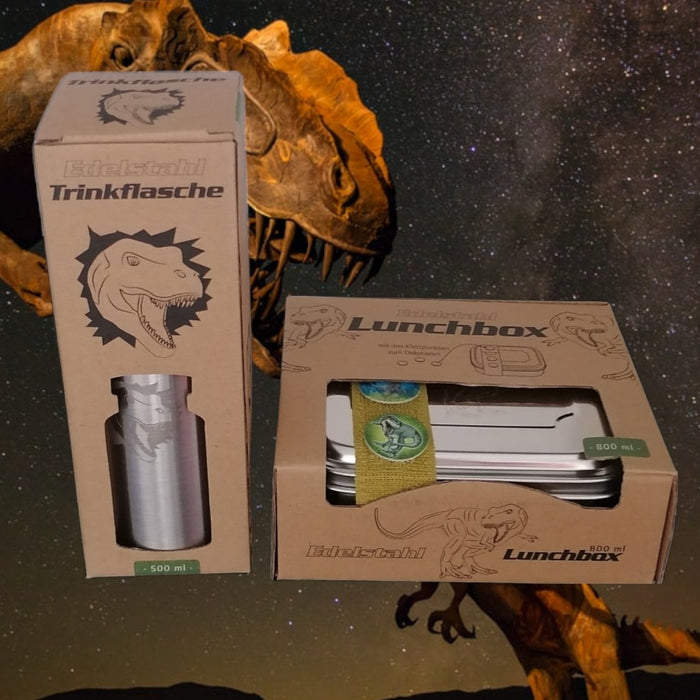 Tapir Ella - Edelstahl Trinkflasche Dinosaurier T-Rex