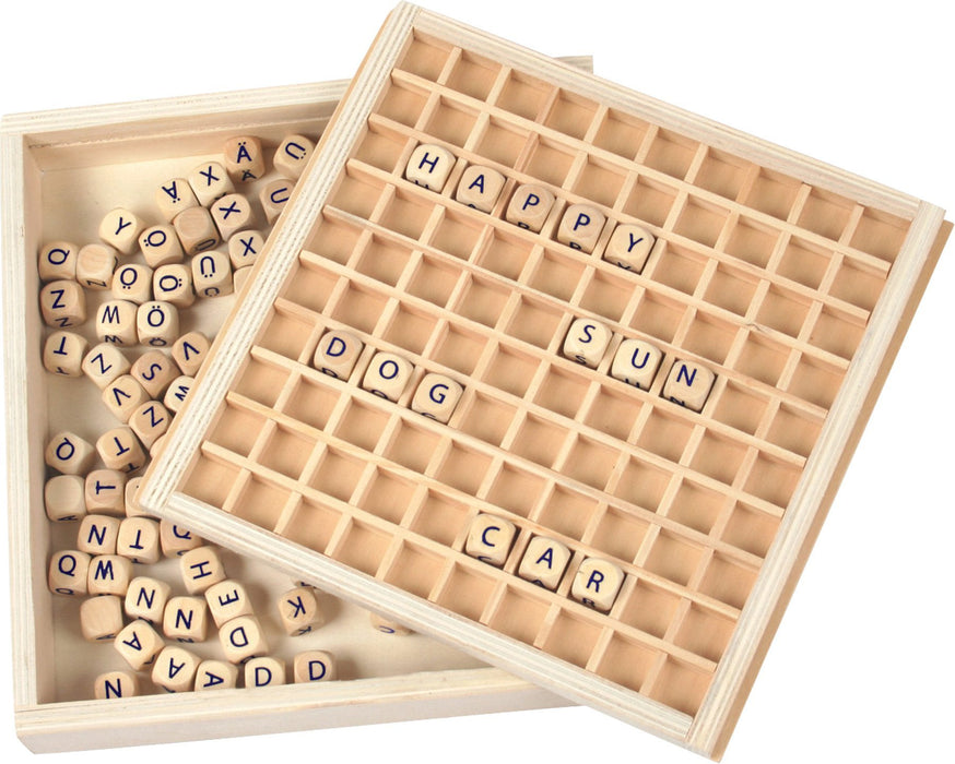Legler - Lernspiel Wörter legen im Holzkasten "Educate"