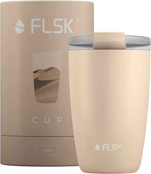 FLSK - "Cup" aussergewöhnlicher Thermobecher (350ml) Sand