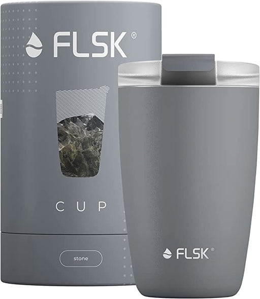 FLSK - "Cup" aussergewöhnlicher Thermobecher (350ml) Stone