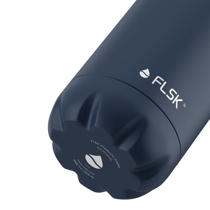 FLSK - dreifach isolierte Thermoflasche (1000ml) Blau
