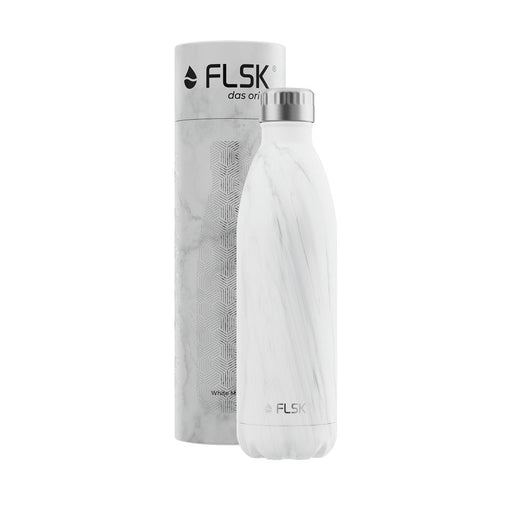 FLSK - dreifach isolierte Thermoflasche (750ml) Marmor
