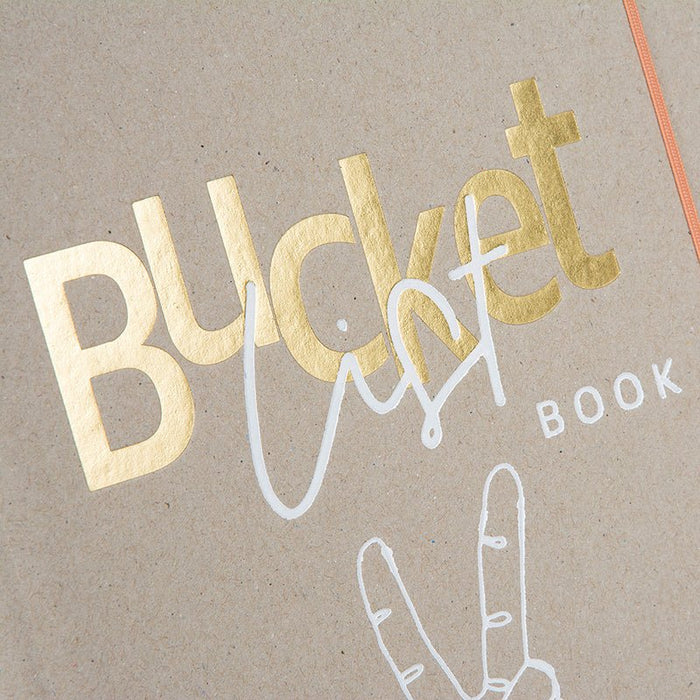 Goldbuch - Fotoalbum / Notizbuch Bucket List