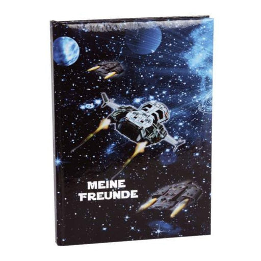 Goldbuch - Freundebuch 88 Seiten, Raumschiff