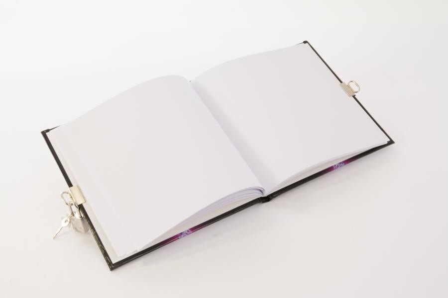 Goldbuch - Tagebuch für Kinder 96 Seiten, weiss, Schmetterling