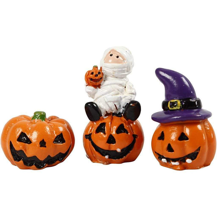 Halloween Mini Kürbis 1 - Miniatur Figuren für Wichtelhaus & Wichteltür