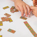 Holz Lernspiel Domino & Zahlen 28 teilig asortiert
