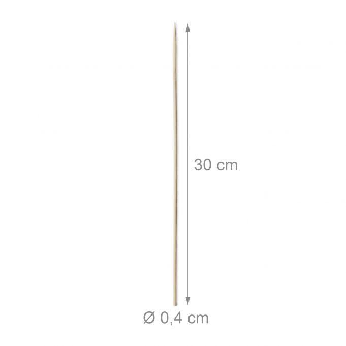 Ibili - lange Bambusspiesse 30cm - 50 Stück