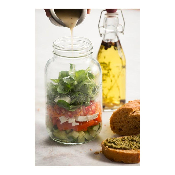 Kilner Lunchglas to go - Auslaufsicher mit Flüssigkeitsbehälter - in 2 Grössen