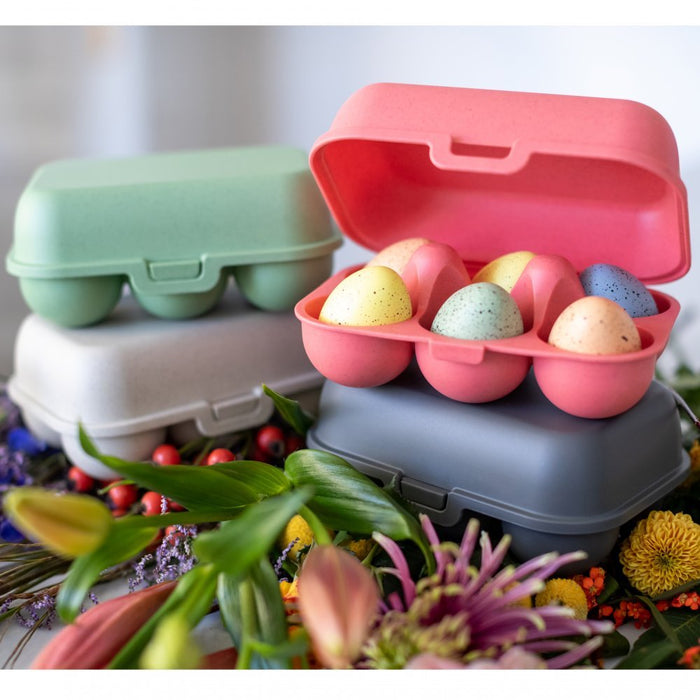 Koziol Organic - Eggs to go - Eier Transportbox "mini" für 6 Eier
