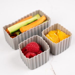 Little Lunch Box Co Silikonformen im 3er Set - Grau