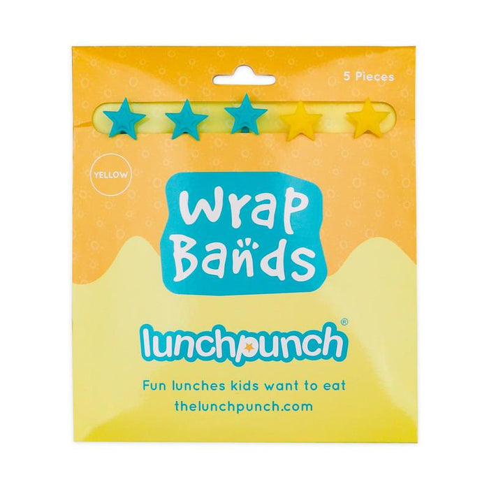 Lunch Punch - Silikon Wrap Bänder 5er Set - Gelb