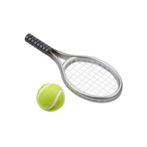 Miniatur Tennisscchläger mit Ball - 3.5 x 9cm
