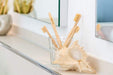 Pandoo - Bambus Zahnbürste einzeln oder im 4er Pack - 100% Vegan