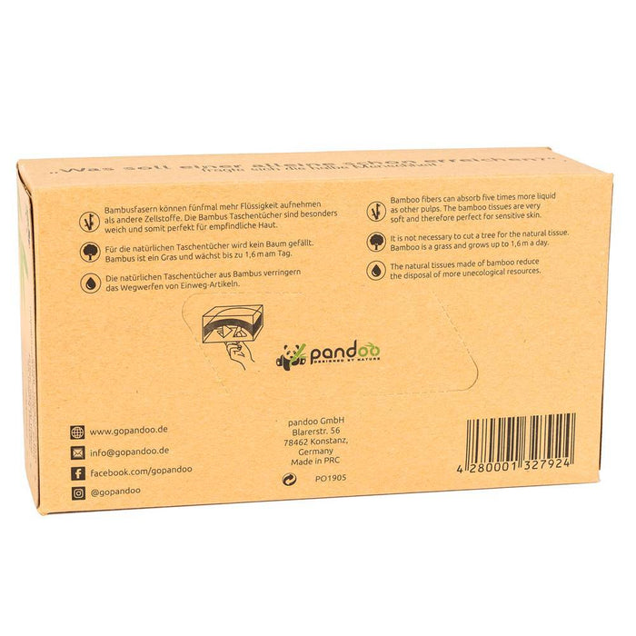 Pandoo - Taschentücher in der praktischen Box, 100 Stück (FSC)