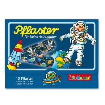 Pflasterbriefchen Astronaut - mit 10 Pflastern in versch. Grössen
