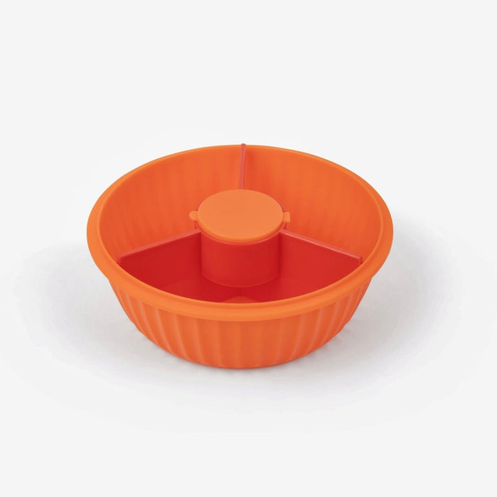 Poke Bowl mit 3 Unterteilungen - Mandarine Orange