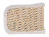 Redecker - 2 seitiger Massage Handschuh perfekt für grosse Hände - 50% Sisal & 50% Baumwolle