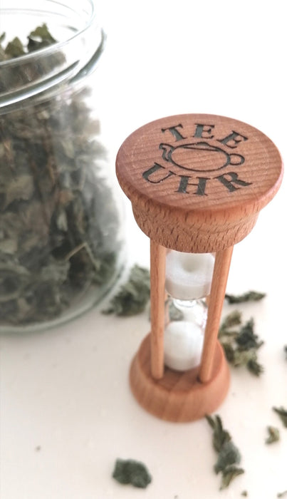 Redecker - Tee Uhr / Sanduhr aus Buchenholz