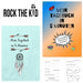 Rock the Kid - das 5 Minuten Kinder Tagebuch - im Boho oder Comic Style