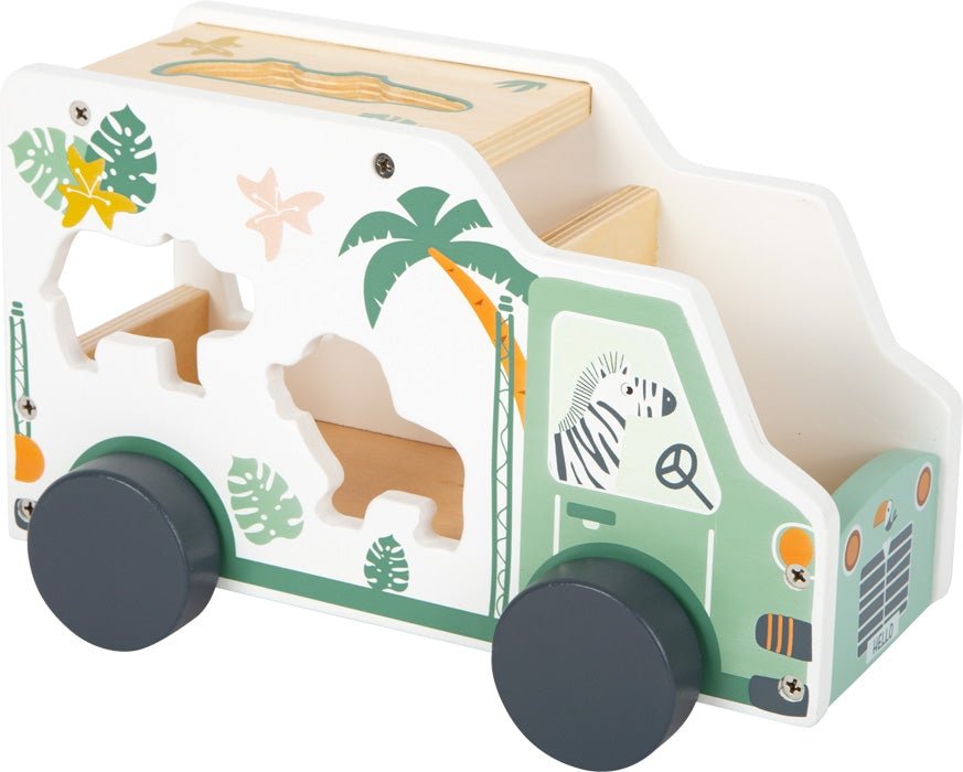 Spielauto "Safari" - Steckspiel und Holzfahrzeug in einem