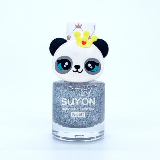 Suyon - Kinder Nagellack (auf Wasserbasis) Panda Silber